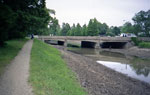 1992 Central Canal (west of Central shown) drained when bank tears open