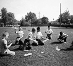 1955 Cub Scouts at Broad Ripple Park